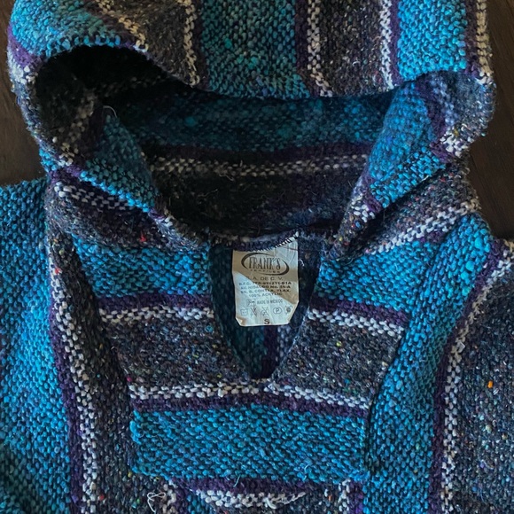 Vintage Baja Drug Rug Hoodie (SIZE SMALL) AUTHENTIC - Picture 3 of 5